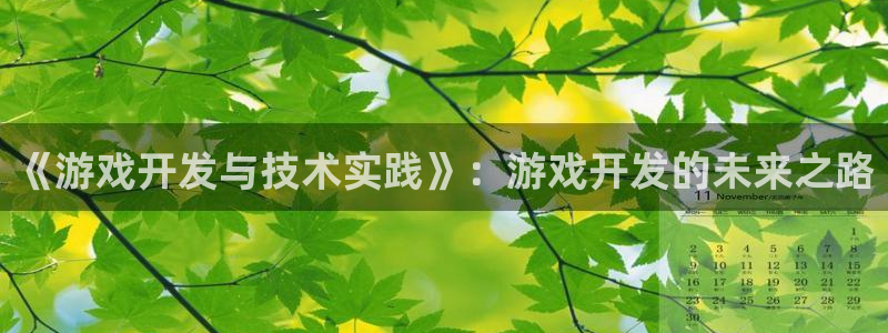 沐鸣2娱乐平台注册：《游戏开发与技术实践》：游戏开发的未来之路