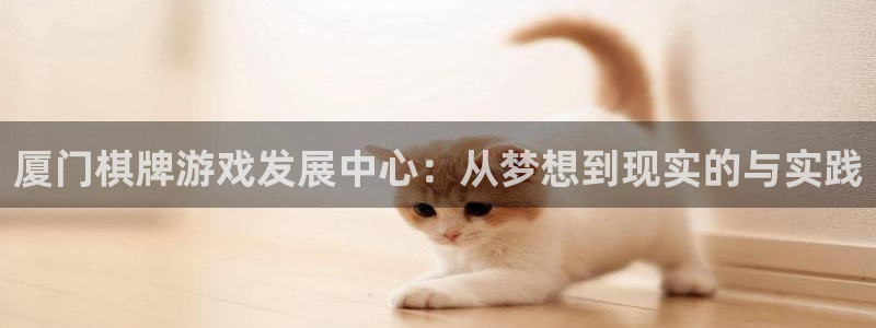 沐鸣2测速：厦门棋牌游戏发展中心：从梦想到现实的与实践