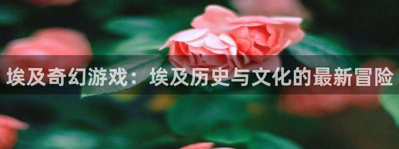 沐鸣2平台线路：埃及奇幻游戏：埃及历史与文化的最新冒险